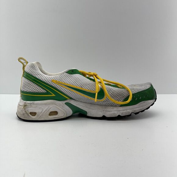 Size 12 - Nike Air Coos 315399-131 Green White Yellow Mens Running Shoes - Picture 6 of 16